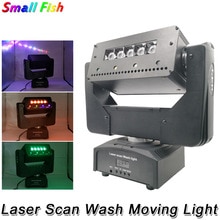 Mini 50W Dj Laser Disco Led Strobe Moving Head Light Unlimited Rotate Stage Effect Beam Wash Lamp For Party Club Bar Wedding