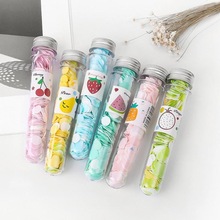 Mini Body Washing Bath Test Tube Confetti Foaming Flower Paper Soap Slice Portable Travel Body Hand Washing Soap Accessary