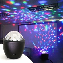 Mini RGB Stage Lights USB Powered Magic Ball Sound Control Multicolor Disco Ball Magic Lights Flash DJ Lights For Home KTV Bar