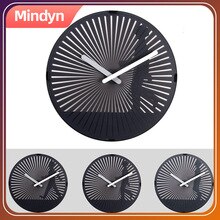 Motion Clock dynamic dynamic grating  illusion  moire fringe hanging clock Decoration gift