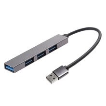 Multi USB 3.0 Hub 4 Port High Speed Slim Compact Expansion Portable Splitter For Mac Laptop PC Mini USB HUB