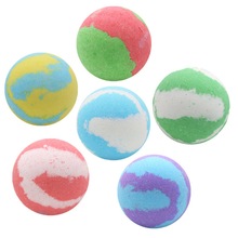 Multicolor Bath Ball Home Hotel Bathroom Spa Body Cleaner Bubble Fizzer Bath Bomb Handmade Birthday Gift For Girlfriend