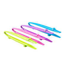 Multifunction Crocodile Cooking Baking Clips Barbecue BBQ Tongs Vegetable Fruit Tools For Food Bread Kitchen Accessories