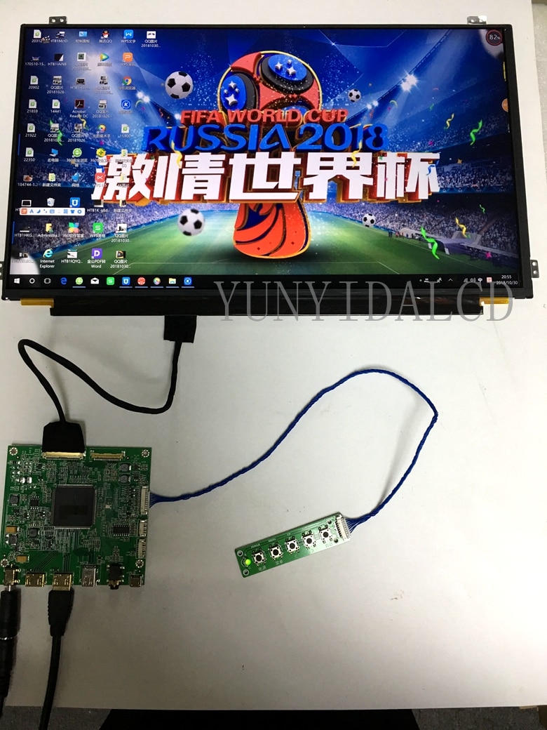 NV156QUM 15.6 inch 4K LCD UHD IPS Display HDMI DP Driver Board LCD Module Screen Monitor Laptop PC PS4 Pro XBOX NS Game