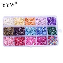 Natural Freshwater Shell Beads For Jewelry Making Diy Bracelet Necklace Sieraden Maken Irregular No Hole Mixed 15colors 2-6mm