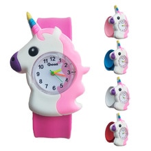 New 2019 Fashion Cool Unicorn Cartoon Pony Watch for Children Girls Digital Watches Kids Boys Christmas Gift Quartz Wristwatch
