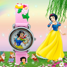 New Arrival Kids Girls' Watches Fashion pretty Princess Children Watch Girl Colorful Strap Sport Quartz Wrist Watch Women clock