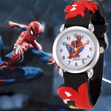 New Arrival Spider-Man Cartoon Watch For Children Boys Kids Student Quartz Watch Luxury Brand Cartoon Wristwatch Clock Horloge