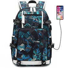 New Graffiti Backpack School Bags For Boys Teenage USB Laptop Backpacks College Cool Backpack Large Daypack Waterproof Mochila