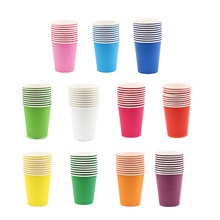 New Handmade Color Paper Cups 10 Kindergarten Early Education Art Courses Children Creative Parent-child Diy Materials