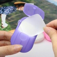 New Hot 1 Box Disposable Boxed Soap Paper Portable Washing Hand Bath Slice Sheets Scented Foaming Paper Set For Dropshipping