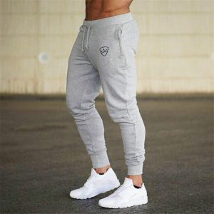 New Men Joggers Brand Male Trousers Casual Pants Sweatpants Jogger Gray Casual Elastic Cotton GYMS Fitness Workout Pants
