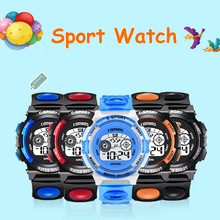 New Waterproof Kids Watch Boys Girls Digital LED Sports Watches Plastic Children reloj Alarm Date Casual Watch Best Gift for kid