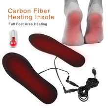 OHDREAM USB Heated Insoles Foot Warming Pad Feet Warmer Sock Pad Mat Winter Outdoor Sports Heating Shoe Insoles Winter Warm