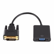 Onleny Full HD 1080P DVI-D to VGA Active Adapter Converter Cable 24+1 Pin Male to 15Pin Female Monitor Cable for PC Display Card