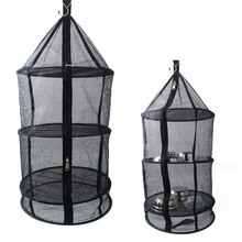 Outdoor Camping folding circular drying net tableware vegetable and fruit drying net basket storage basket drying rack dryingnet