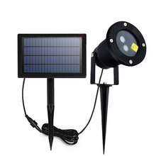 Outdoor Solar Panel Laser Projector Sky Star Stage Spotlight Showers Christmas Landscape Garden Lawn Light Projector Lamp IP65
