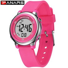 PANARS Kids Digital Watch Boys Girls Watches Children Digital Cute Boys Girls Sport Watch Waterproof Alarm Child Education Watch