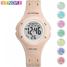 PANARS Sports Children Led Digital Watches 5Bar Waterproof Luminous Multifunctional Kid Boy Girl Wrist Watch Alarm Date Clock
