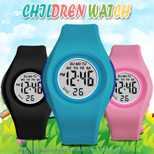 PANARS Student Children Watches For Boys Girls Kids Clock Wrist Watch Digital Black Silicone Baby Kid Watch Alarm Montre Enfant
