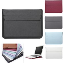PU Leather Thin Laptop Cover Case For Apple mac Air 11 13 Case Pro 12 13 15 touch bar Laptop Sleeve For macbook Pro Case