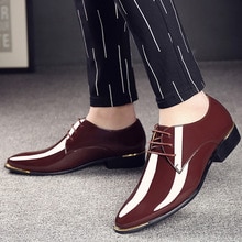 PU Leather shoes Men Casual 2020 New Large Size 38-47 Spring Autumn Soft Nonslip Wedding Men Formal Shoes High Quality