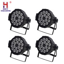 Par led 18x12w RGBW 8 channels led par can stage lighting for wedding Christmas birthday dj disco bar event 4pcs/lot