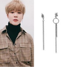 Pendientes Mujer Moda 2018 Korean Fashion Jewelry Winner KPOP Bangtang Boys Jin V Earrings Jungkook Suga Long Tassel Earring