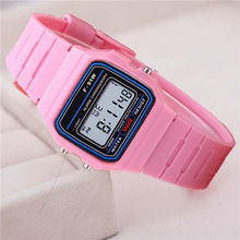 Pink Children Digital Watches Silicone Strap Boys Girls Electronic Watch Chronograph Alarm Cute Students LED Clock Montre Enfant
