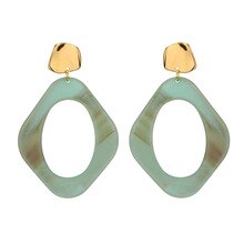 Pjx New Acrylic Statement Drop Earrings Hyperbole Geometric Dangle Earrings Unique Design Boho Earrings for Women