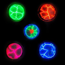 Plasmas Disk Sound Control LED Lighting Mini Plasma Disk Sensor Lighting Plate Party Home Decor  LB88