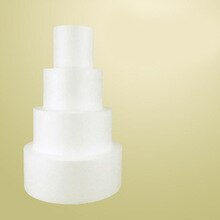 Polystyrene Styrofoam Foam cake model DIY Handmade material for baking, turning sugar and decorating Thickness 10cm many sizes