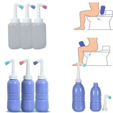 Portable Empty Bidet Bottle Handheld Travel Toilet Hand Spray Seat Water Tools