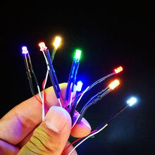 Pre-wired 12V SMD LED Cold White, 60cm wires pre soldered,model cars/trains/railway/railroad/starship lighting and electronic