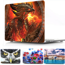 Print Pattern Hard Case For Apple Macbook Air Pro 11 12 13 15 16 Laptop Shell For Mac Air Pro 13.3 15.4 Touch Bar Case Cover