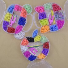 QKoall Loom Bands For Children Girl Gift Elastic Bands For Weaving Lacing Toy Orbit Needlework Creativity Bracelet Toy Christmas
