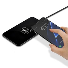 Qi Wireless Charger Universal Charging Pad for Samsung Note 8/S8/S7 Plus for iPhone X/8/8 Plus Mobile Phone Portable Charger