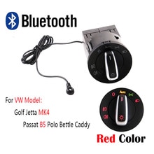 Red Bluetooth AUTO Headlight HeadLamp Switch Light Sensor Module Upgrade For VW Golf MK4 Jetta 4 Passat B5 Polo Bettle