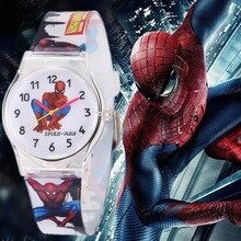 Relogio Quartz Wristwatch Children Cartoon Spiderman Watches Waterproof Cool Cute Watch for Student Boy Kids Child Clock Gifts