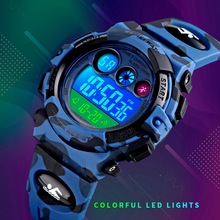 SKMEI 1547 Children Watch Digital Watches Waterproof Sport Wristwatch PU Band Colorful Clock Kids relogio infantil 2019 News
