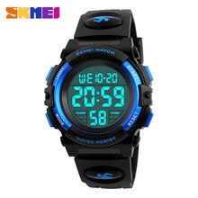 SKMEI Brand Children Watches LED Digital Multifunctional Waterproof Wristwatches Outdoor Sports Watches for Kids Boy Girls Swim