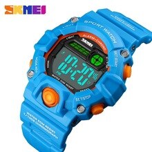 SKMEI NEW Kids Sport Watches Digital 50M Waterproof Plastic Case Alarm Boys Girls Colorful Children Wrist Watch Reloj
