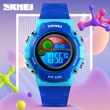 SKMEI NEW Kids Watch Fashion Waterproof Plastic Case Alarm Luminous Wristwatch Boys Girls Digital Children Watches 1477