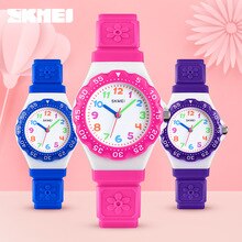 SKMEI NEW Kids Watches Outdoor Sports Wristwatch Boys Girls Waterproof Children Watches PU Wristband Quartz Watches 1483