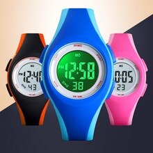 SKMEI Sport Kids Watches Digital Watch More Colors Watch Children 5bar Waterproof  Alarm Luminous Display montre enfant 1459