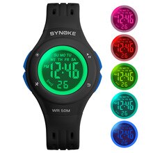 SYNOKE Student Children's Watch Kids Led Fashion Sports Watches  Waterproof For Kids relogio infantil menina digital