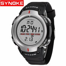 SYNOKE Waterproof Outdoor Sports Men Digital Children's watch LED Quartz Alarm Wrist Watch digital men's  Relogio Masculino Hot