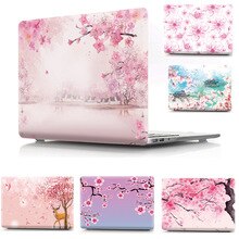 Sakura Pattern Laptop Case For Apple Macbook Air Pro Retina 11 12 13 15 16 Shell Cover For Mac Air 11.6 13.3 15.4 Touch bar