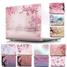 Sakura Printed Case Cover for Apple MacBook Air 11 13 Pro Retina 12 13 15 Protective Shell for Mac 11.6 12 13.3 15.4 Fashion Bag