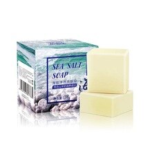 Sea Salt Soap Marine Mineral Refreshing Acne Treatment Moisturizing Facial Soap For All Skin Types Natural Sea Salt Soap